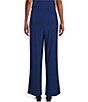 Color:Blue Depths - Image 2 - Soft Separates Straight Leg Mid Rise Pull-On Pants