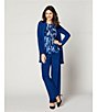 Color:Blue Depths - Image 5 - Soft Separates Straight Leg Mid Rise Pull-On Pants