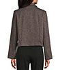 Investments Textured Long Sleeve Notch Lapel Button Front Blazer - Image 2