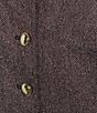 Investments Textured Long Sleeve Notch Lapel Button Front Blazer - Image 4