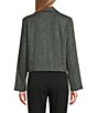 Investments Textured Long Sleeve Notch Lapel Button Front Blazer - Image 6