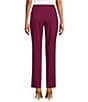Color:Magenta Purple - Image 2 - the PARK AVE fit Elite Stretch Ankle Straight Pants