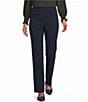Investments the PARK AVE fit Pull-On Mid-Rise Straight Leg Pants - Image 1