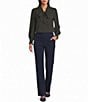 Investments the PARK AVE fit Pull-On Mid-Rise Straight Leg Pants - Image 3