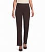 Investments the PARK AVE Fit Pull-On Mid Rise Straight Leg Pants - Image 1