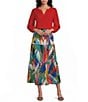 Investments Tropical Delight Pull-On Coordinating Maxi Skirt - Image 3