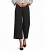 Investments Wide Leg Pull On Twill Crop Pants - Image 1