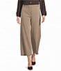 Investments Wide Leg Pull-On Twill Crop Pants - Image 1