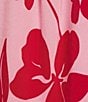 Investments Woven Bold Tropical Palm 3/4 Sleeve Point Collar Button Front Split Cuff Top, Color:Bold Palm - Image 4