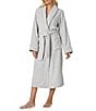 iRelax Sheared Plush Shawl Collar Long Sleeve Wrap Long Robe - Image 3