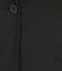 IRO Allan Woven Wool Blend Point Lapel Long Sleeve One-Button Blazer, Color:Black - Image 5