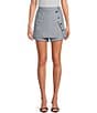 IRO Amira High-Rise Wrap Button Front Skort - Image 1