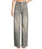 IRO Chrys Denim Wide Leg Jeans, Color:Graphite Grey - Image 1