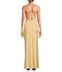IRO Halter Neck Sleeveless Tie Front Maxi Dress, Color:Light Yellow - Image 2