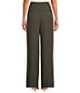 IRO Pallia High Waisted Wide Leg Trouser Pants, Color:Army Green - Image 2