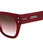 Isabel Marant Women's IM0158 53mm Square Sunglasses, Color:Burgundy - Image 3