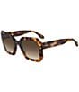 Isabel Marant Women's IM0190 53mm Square Sunglasses, Color:Brown Havana - Image 1