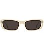 Isabel Marant Women's IM0243/GS 57mm Rectangle Sunglasses, Color:Beige - Image 2