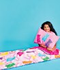 Color:Pink - Image 5 - Beary Sweet Sleeping Bag Set