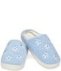 Iscream Big Girls Blue Ditsy Floral Slippers - Image 2