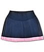 Iscream Big Girls Color Block Skort, Color:Navy - Image 1