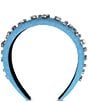 Iscream Girls Denim Gemstone Embellished Headband - Image 2