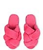 Color:Multi - Image 2 - Girls' Faux Furry Platform Slippers (Youth)