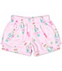 Iscream Girls Nutcracker Treat Plush Pajama Shorts - Image 1
