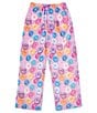 Color:Multi - Image 1 - Little/Big Girls 4-14 Go Do-Nuts Plush Pajama Pants
