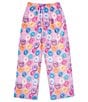 Iscream Little/Big Girls Go Do-Nuts Plush Pajama Pants, Color:Multi - Image 1