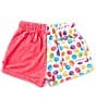 Color:Multi - Image 2 - Little/Big Girls 4-14 Smarties Plush Sleep Shorts