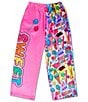 Iscream Little/Big Girls Corey Paige I Want Candy Print Plush Pants, Color:Multi - Image 1