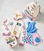 Iscream Little/Big Girls Long Sleeve Smile Squad Chenille-Patch Jacket, Color:Multi - Image 4