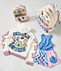 Iscream Little/Big Girls Long Sleeve Smile Squad Chenille-Patch Jacket, Color:Multi - Image 5