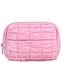 Color:Pink - Image 1 - Quilted Belt Bag