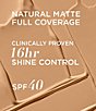 IT Cosmetics CC+ Natural Matte Color Correcting Full Coverage Cream Foundation SPF 40, Color:Tan Warm - Image 3