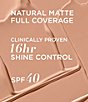 IT Cosmetics CC+ Natural Matte Color Correcting Full Coverage Cream Foundation SPF 40, Color:Medium Cool - Image 3