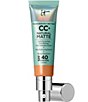 IT Cosmetics CC+ Natural Matte Color Correcting Full Coverage Cream Foundation SPF 40, Color:Tan Cool - Image 1