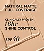 Color:Light - Image 3 - CC+ Natural Matte Color Correcting Full Coverage Cream Foundation SPF 40