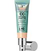 IT Cosmetics CC+ Natural Matte Color Correcting Full Coverage Cream Foundation SPF 40, Color:Fair Beige - Image 1