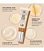 IT Cosmetics CC+ Nude Glow Lightweight Foundation + Glow Serum SPF 40, Color:Tan - Image 5