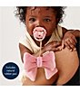 Itzy Ritzy Bitzy Pal ™ Bow Natural Rubber Pacifier & Lovey - Image 6