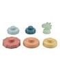 Color:Multi - Image 3 - Dino Silicone Stack & Teether Toy