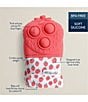 Itzy Ritzy Itzy Mitt Pop™ Strawberries Sensory Teething Mitten - Image 4