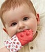 Itzy Ritzy Itzy Mitt Pop™ Strawberries Sensory Teething Mitten - Image 6