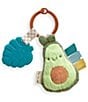 Color:Green - Image 1 - Itzy Pal™ Annie The Avocado Teether Toy Ring