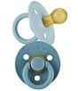 Itzy Ritzy Soother™ 0-6 Months Natural Rubber Pacifier, Color:Harbor/Coast - Image 1