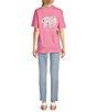 Color:Pink Carnation - Image 3 - Butterfly Hearts Graphic T-Shirt