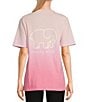 Color:Pink Carnation Ombre - Image 1 - Heritage Ombre Graphic T-Shirt