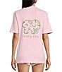 Color:Icy Pink - Image 1 - In The Garden Graphic T-Shirt